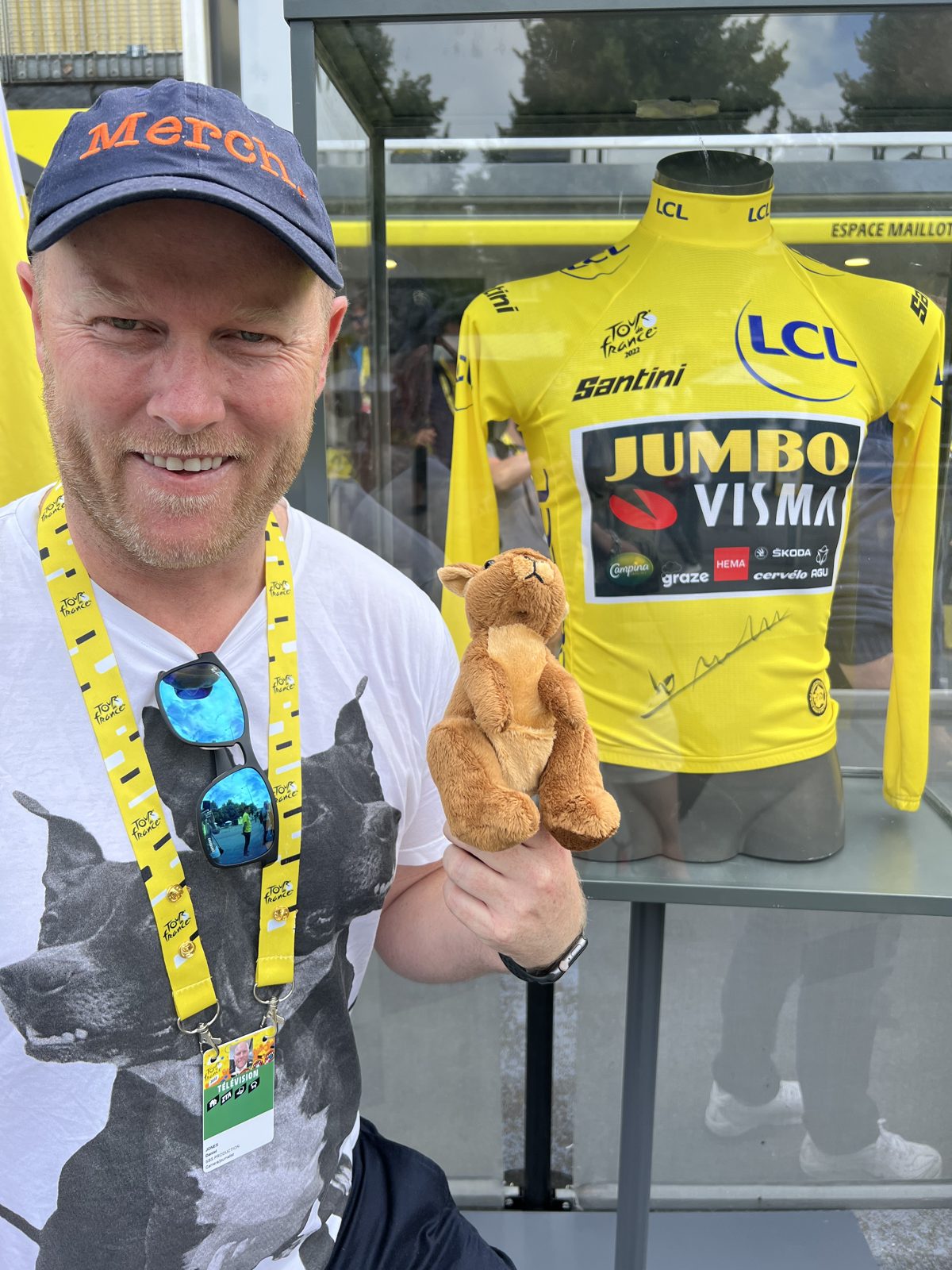 Dan Jones at the Tour de France